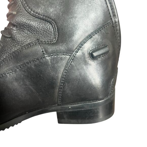 Ovation Girls Black Leather Flex Sport Field Boot Sz 2 Regular Equestrian Riding - Picture 6 of 16